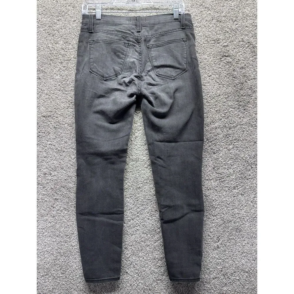 Judy Blue Jeans Womens 7/28 Black Grey Skinny Distressed Rip Grunge Made In USA‎ - Picture 10 of 12